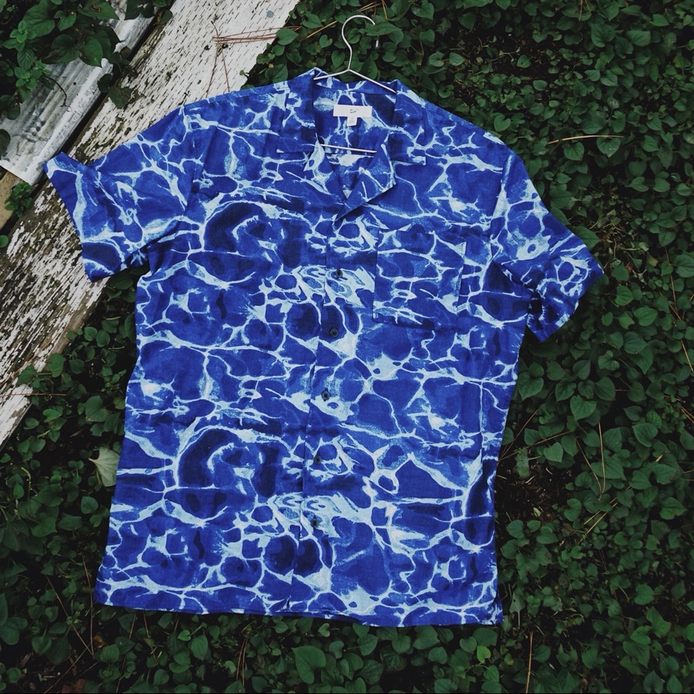 BP Blue and White Men's Shirt